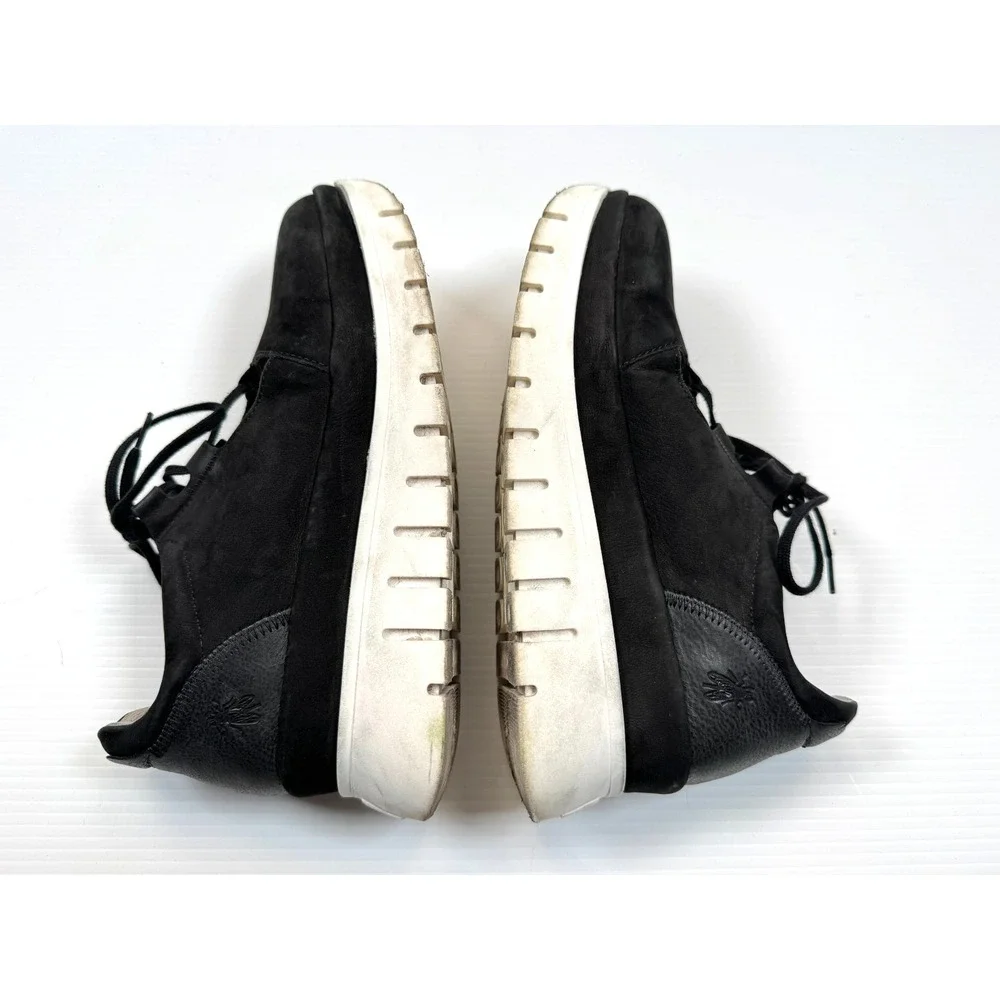 Fly London Bump Platform Wedge Sneakers Women 39 US 8-8.5  Lace Up Suede Comfort